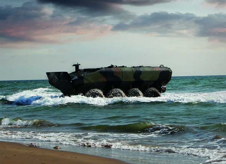 First Amphibious Combat Vehicle Acv Based On Iveco Defence